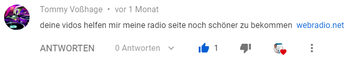 wperfolg wordpress youtube kommentar 13
